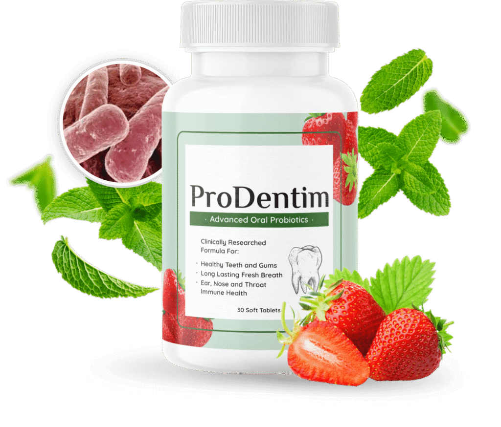 ProDentim oral probiotic supplement bottle